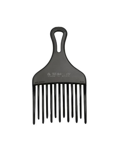 EUROSTIL EUROSTIL PEINE AHUECADOR DOBLE PUA GRANDE NEGRO NEGRO 1UN