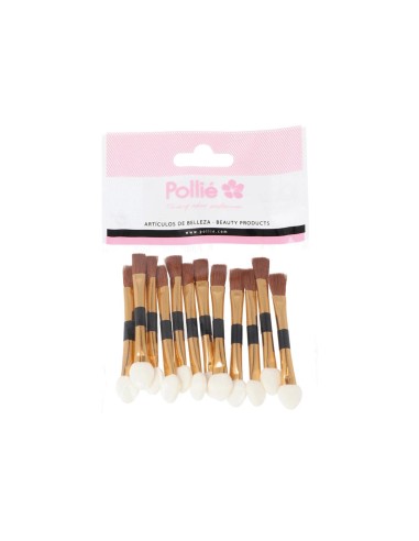 EUROSTIL PACK PINCELES APLICADORES SOMBRA CON ESPONJA 1UN