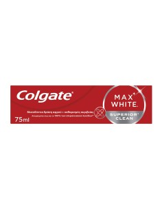 COLGATE MAX WHITE SUPERIOR CLEAN DENTIFRICO 75ML