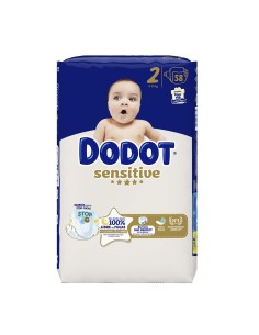 DODOT SENSITIVE PAÑALES 4-8KG 8000GR