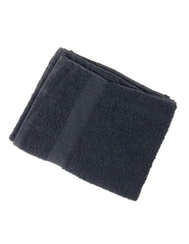 EUROSTIL ALGODÓN TOALLAS NEGRAS 40X80CM PACK 12UN