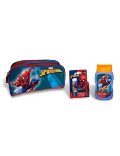 SPIDERMAN NECESER GEL DE BAÑO 1UN + NECESER 1U. + BARRA DE LABIOS