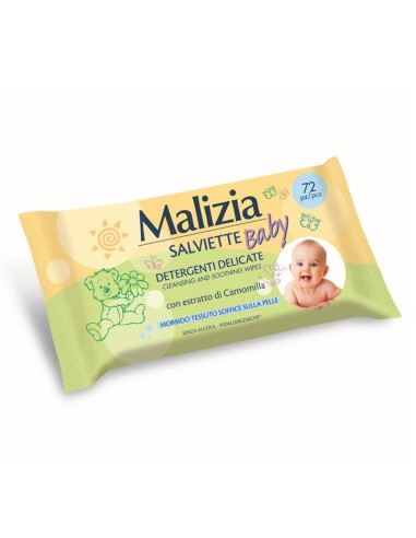 MALIZIA BABY CAMOMILLA TOALLITAS LIMPIADORAS 72UN