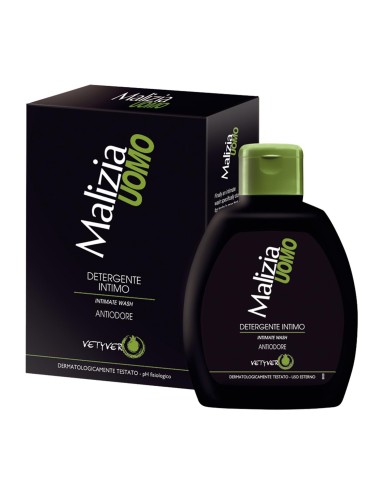 MALIZIA UOMO DETERGENTE INTIMO SIN OLOR 200ML