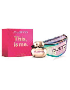 CUSTO THIS IS ME EAU DE PARFUM 100ML VAPORIZADOR + RIÑONERA 1U