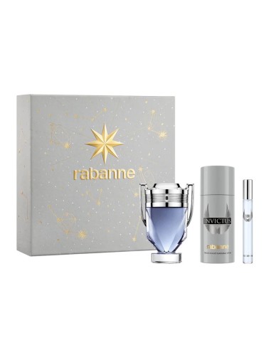 PACO RABANNE INVICTUS EAU DE TOILETTE 100ML VAPORIZADOR + DESODORANTE 150ML VAPORIZADOR + MINIATURA 10ML