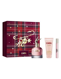 JEAN PAUL GAULTIER SCANDAL EAU DE PARFUM 80ML VAPORIZADOR + LOCION CORPORAL PERFUMADA 25ML + MINIATURA 10ML