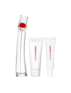 KENZO FLOWER BY KENZO EAU DE PARFUM 50UN VAPORIZADOR + LOCION CORPORAL PERFUMADA 75ML + CREMA DE MANOS 20ML
