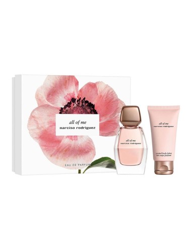 NARCISO RODRIGUEZ ALL OF ME EAU DE PARFUM 50ML VAPORIZADOR + LOCION CORPORAL PERFUMADA 50ML