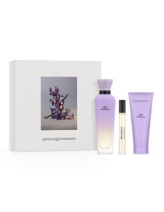 ADOLFO DOMINGUEZ IRIS VAINILLA EAU DE PARFUM 120ML VAPORIZADOR + LOCION CORPORAL PERFUMADA 1U + VIAL 10ML VAPORIZADOR