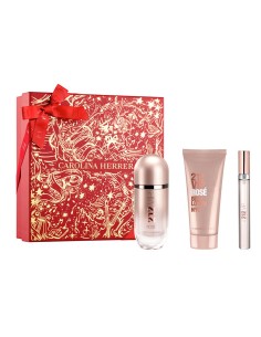 CAROLINA HERRERA 212 VIP ROSE EAU DE PARFUM 80ML VAPORIZADOR + LOCION CORPORAL PERFUMADA 1U + VIAL 10ML VAPORIZADOR