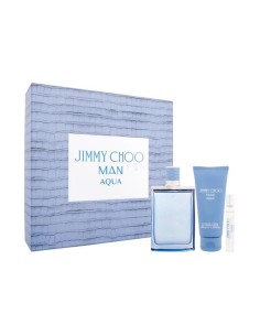 JIMMY CHOO MAN AQUA EAU DE TOILETTE 100ML VAPORIZADOR + GEL DE BAÑO 100ML + VIAL 7 5ML