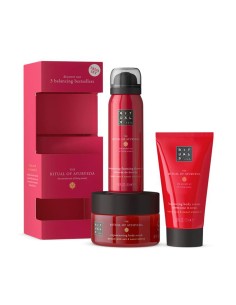 RITUALS OF AYURVEDA EXFOLIANTE CORPORAL 125ML + ESPUMA GEL DE BAÑO 50ML + CREMA CORPROAL 70ML