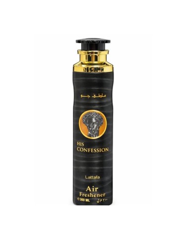 LATTAFA HIS CONFESSION AIR FRESHENER 300ML VAPORIZADOR