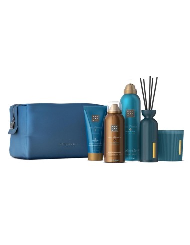 RTUALS THE RITUAL OF HAMMAN ESPUMA LOCION CORPORAL 200ML + CREMA CORPORAL 1U + GEL DE BAÑO 200ML + VELA 1U + MIKADO PACK