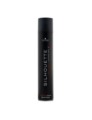 SCHWARZKPOF SILHOUETTE SPRAY CAPILAR FIJADOR FORMULA INVISIBLE 500ML VAPORIZADOR
