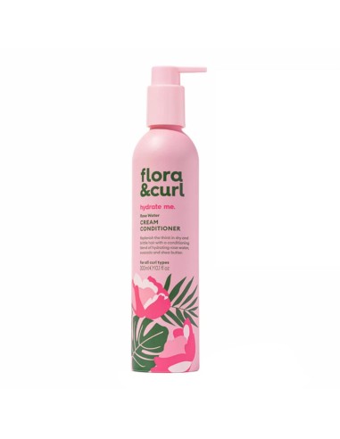 FLORA CURL HYDRATE ME ACONDICIONADOR ROSE WATER TODO TIPO RIZOS 300ML