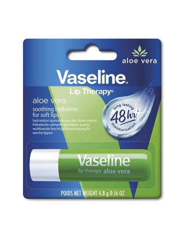 VASELINE ALOE VERA SOOTHING HYDRATION LIP VASEILINE FOR SOFT LIPST 1UN