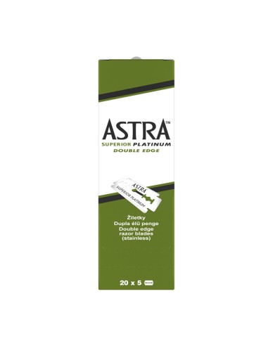 EUROSTIL SUPERIOR PLATINUM CAJA CUCHILLAS DOBLE HOJA 20UN
