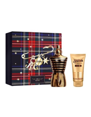 JEAN PAUL GAULTIER LE MALE ELIXIR EAU DE PARFUM 125ML VAPORIZADOR + GEL DE BAÑO 75ML
