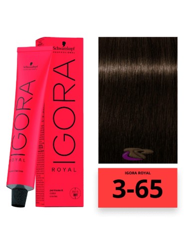 SCHWARZKPOF IGORA TINTE 3-65 CASTAÑO OSCURO 1UN