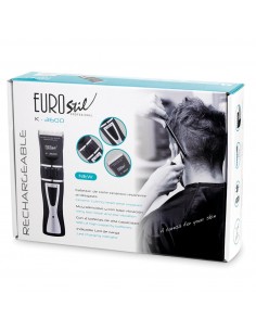 EUROSTIL ELECTRICA K3600 CERAMICO RECARGABLE MAQUINA CORTAPELO CABELLO NEGRO NEGRO 5W 1UN