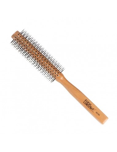 EUROSTIL MADERA CEPILLO DE PELO PUA NYLON BOLA 15MM 1UN