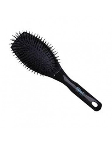 EUROSTIL FUELLE PUA CEPILLO PLASTICO MEDIANO NEGRO NEGRO 1UN