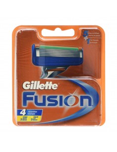 GILLETTE FUSION CARGADOR CUCHILLAS 4U.