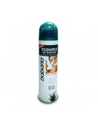 BABARIA ALOE VERA ESPUMA DE AFEITAR PIEL SENSIBLE 300ML