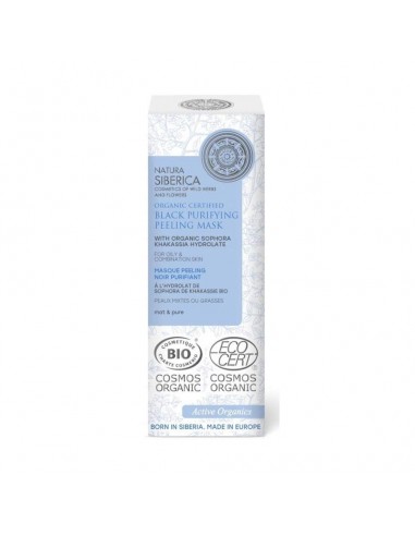 NATURA SIBERICA MASCARILLA EXFOLIANTE NEGRA 75ML