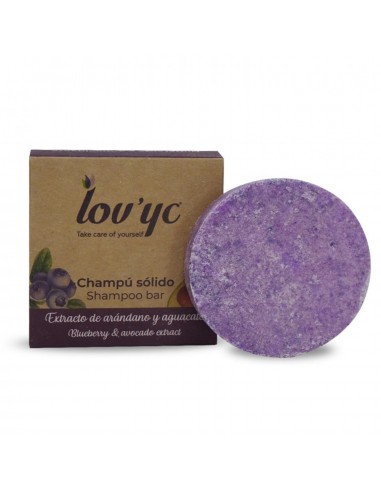 LOVYC ARANDANOS Y AGUACATE CHAMPU SOLIDO 50GR