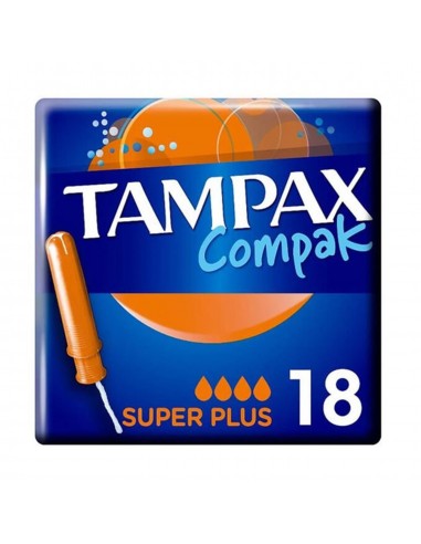 TAMPAX COMPAK COMPRESAS SUPER PLUS PACK 18UN