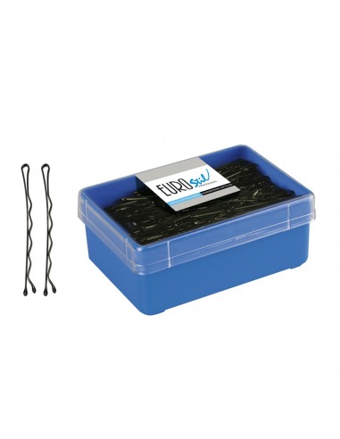 EUROSTIL CAJA CLIPS NEGROS 70MM CAJA 150UN