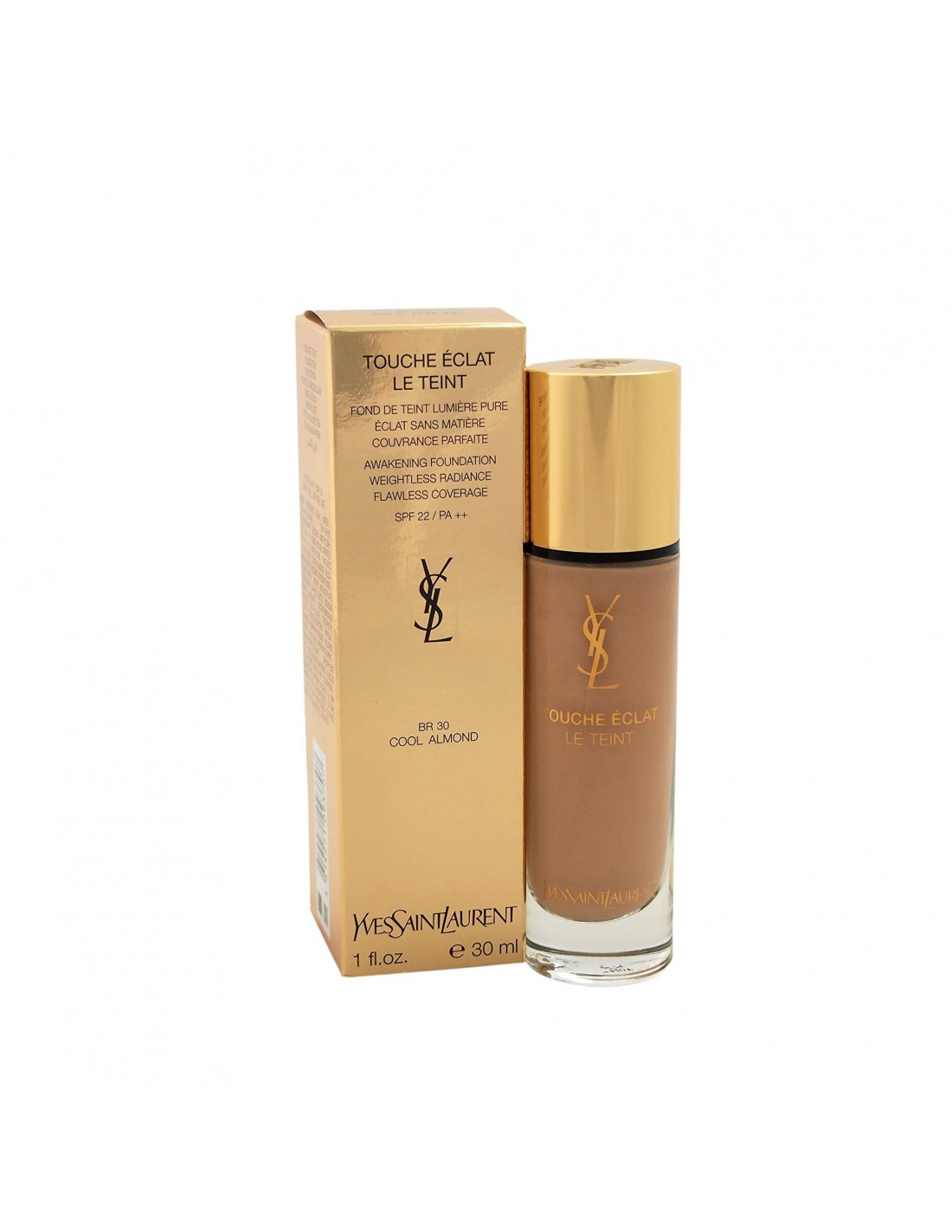 YVES SAINT LAURENT TEINT BASE MAQUILLAJE FLUIDO BR30 1UN